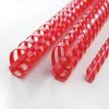 GBC CombBind Bindekämme 14 mm A4 21 Ringe, Rot, 125 Blatt, Polyvinylchlorid (PVC), A4, 100 Stk.