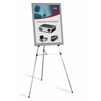 Nobo Teleskop-Displaystaffelei, Silber, Aluminium