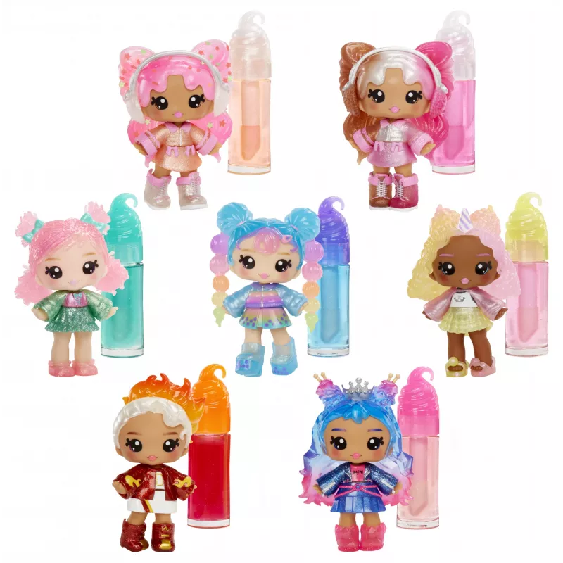 MGA Entertainment Yummiland Lip Gloss Puppe Serie 2 – Rock Candy (Roxie Crystal Candy)