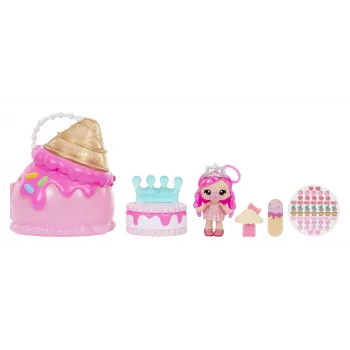 MGA Entertainment Yummiland Beauty Bag Playset + Lip Gloss Puppe - Ice Cream Beauty Bag