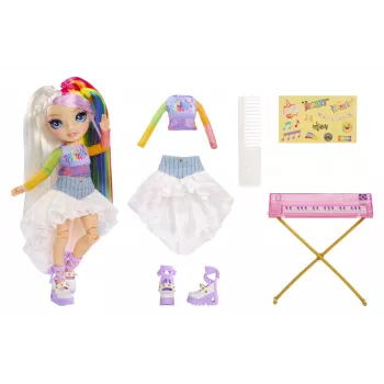 Rainbow High Jr High Rockband-Fashionpuppen – Amaya, Modepuppe, weiblich, 4 Jahr(e), Junge/Mädchen, Mehrfarbig