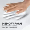 Fellowes Maus Mat Handgelenkauflage Memory-Schaumstoff Mauspad Ergonomische Mausmatte Schwarz