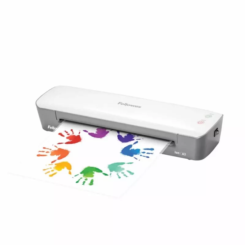 Fellowes Laminator Ion A3, 31,8 cm, Heißlaminiergerät, 300 mm/min, 0,4 mm, A3, Weiß