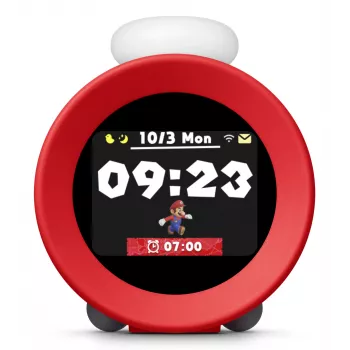 Nintendo 10013963 Wecker Digitaler Wecker Rot