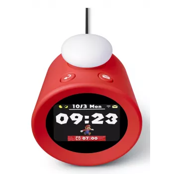 Nintendo 10013963 Wecker Digitaler Wecker Rot