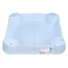 Little Tikes Bluey Beach Day Sandkasten, quadratisch, Kunststoff, blau, Sandkasten