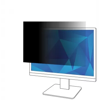 3M Blickschutzfilter für 24-Zoll-Monitor, 16:9, PF240W9B, 61 cm (24 Zoll), 16:9, Monitor, Rahmenloser Display-Blickschutzfilter, Glänzend / Matt, Blendfrei