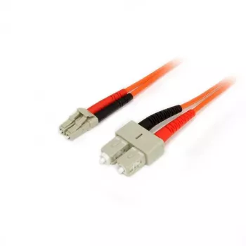 StarTech.com 1m Glasfaserkabel - Multimode Duplex 50/125 - LSZH Glasfaser-Patchkabel - LC/SC