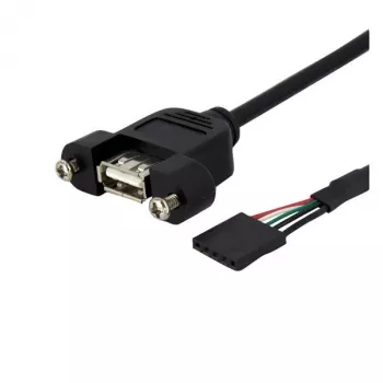 StarTech.com 0,3 m Panel Mount USB-Kabel – USB-A-auf-Motherboard-Header-Kabel F/F