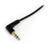 StarTech.com 6 ft schlank 3,5-mm-Klinke auf gewinkelten Stereo-Audiokabel - M/M