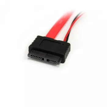 StarTech.com 30,5 cm Slimline SATA auf SATA mit LP4 Stromkabel-Adapter