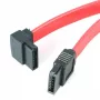 StarTech.com 15,2 cm SATA auf links abgewinkeltes SATA Serial ATA Kabel, 0,152 m, SATA III, Stecker/Stecker, Rot, Gerade, Links