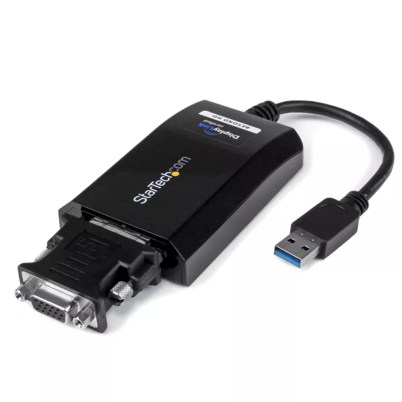 StarTech.com USB 3.0 auf DVI / VGA Adapter – 2048x1152, 3.2 Gen 1 (3.1 Gen 1), USB Typ-A, DVI-Ausgang, 2048 x 1152 Pixel