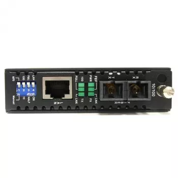 StarTech.com 10/100 Mbps Singlemode Glasfaser-Medienkonverter SC 30 km