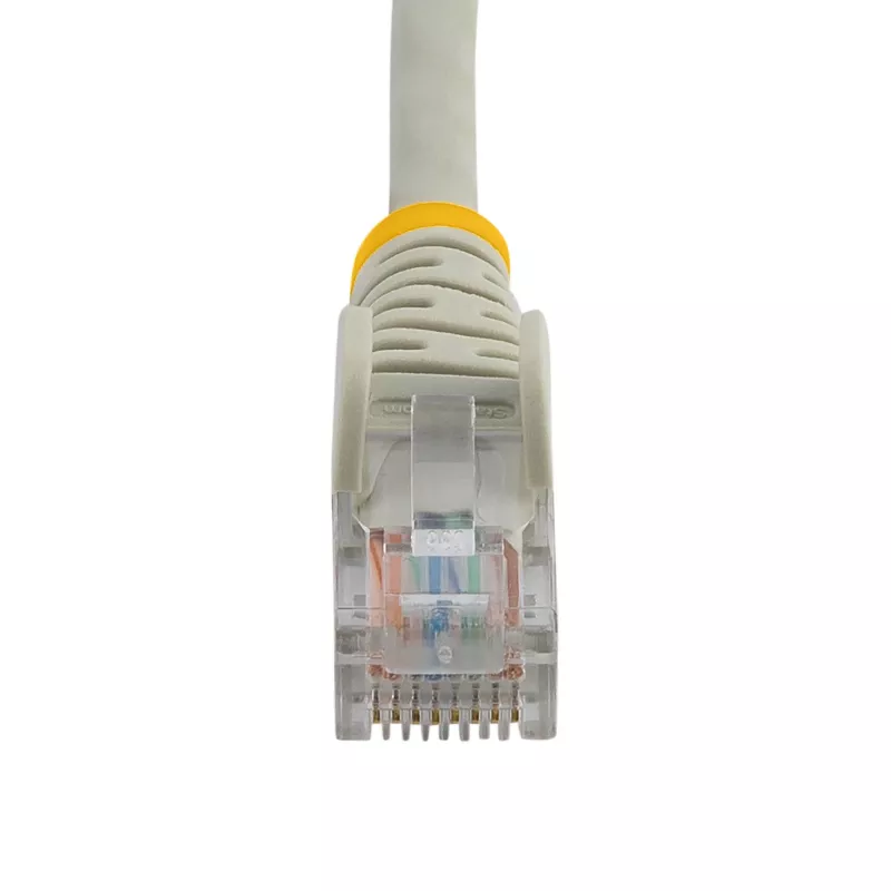 StarTech.com Cat5e Patchkabel mit rastnasenfreien RJ45-Steckern – 15 m, Grau