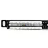 StarTech.com 24 Port 0.5U Cat5e Patch Panel – RJ45 Ethernet Rackmount Cat 5e 110 Patch Panel