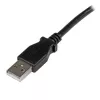 StarTech.com 1m USB 2.0 A auf links abgewinkelten B Kabel - M/M