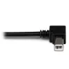StarTech.com 1m USB 2.0 A auf links abgewinkelten B Kabel - M/M