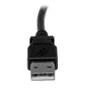 StarTech.com 2m USB 2.0 A auf links abgewinkelten B Kabel - M/M