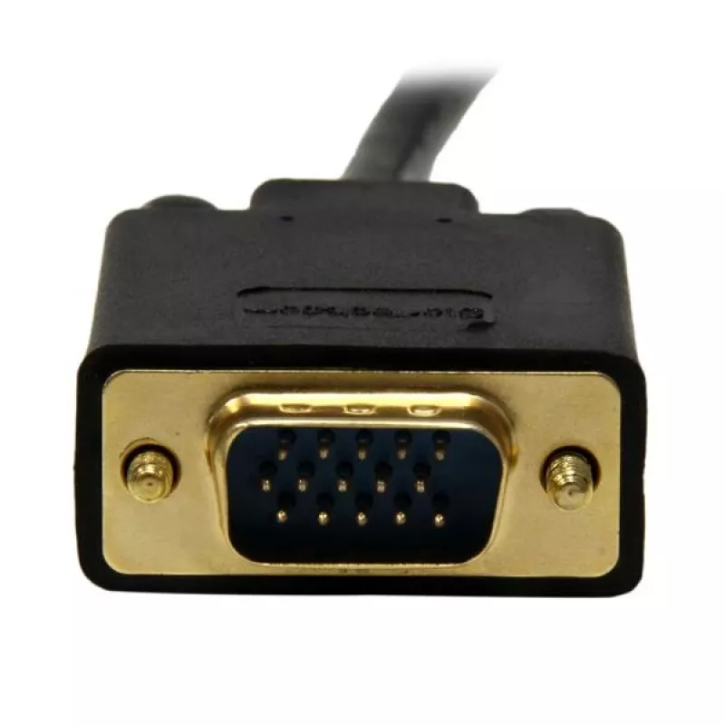 StarTech.com 10ft (3m) Mini DisplayPort auf VGA Adapter Konverterkabel – mDP auf VGA 1920x1200 - Schwarz