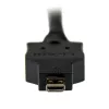 StarTech.com 2 m Micro-HDMI-auf-DVI-Kabel – Micro-HDMI-auf-DVI-Adapterkabel – Videoschnittstellenkabel Micro-HDMI Typ D auf DVI-D Single Link Monitor/Display/Projektor – Langlebig