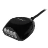 StarTech.com 15 m aktives USB 2.0-Kabel mit 4-Port-Hub, USB 2.0, 480 Mbit/s, Schwarz, 15 m, 110 – 240 V, 5 V