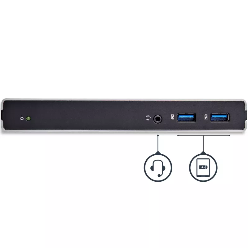 StarTech.com Dual-Monitor USB 3.0 Dockingstation mit DVI und vertikalem Ständer