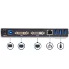 StarTech.com Dual-Monitor USB 3.0 Dockingstation mit DVI und vertikalem Ständer