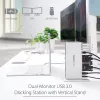 StarTech.com Dual-Monitor USB 3.0 Dockingstation mit DVI und vertikalem Ständer