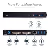 StarTech.com Dual-Monitor USB 3.0 Dockingstation mit DVI und vertikalem Ständer