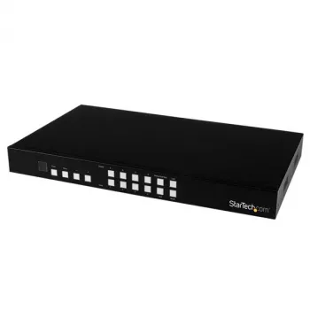StarTech.com 4x4 HDMI Matrix Switch mit Bild-in-Bild-Multiviewer oder Videowand