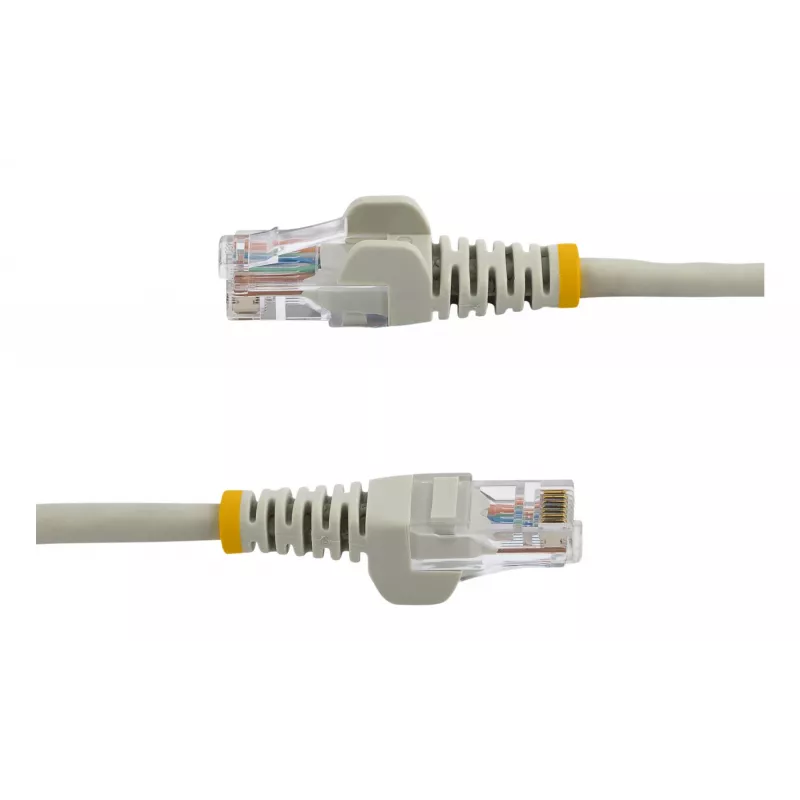 StarTech.com Cat5e Patchkabel mit rastnasenfreien RJ45-Steckern – 1 m, Grau