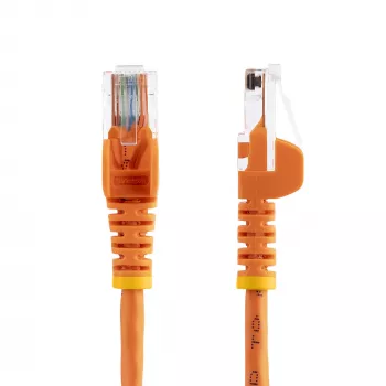 StarTech.com Cat5e Patchkabel mit rastnasenschutzlosen RJ45-Steckern – 3 m, Orange