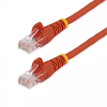 StarTech.com Cat5e Patchkabel mit snagless RJ45 Steckern - 3m, Rot