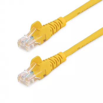 StarTech.com Cat5e Patchkabel mit snagless RJ45-Steckern – 3 m, Gelb