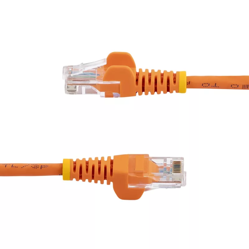 StarTech.com Cat5e Patchkabel mit Snagless RJ45-Steckern – 2 m, Orange