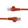 StarTech.com Cat5e Patchkabel mit Snagless RJ45-Steckern – 2 m, Rot