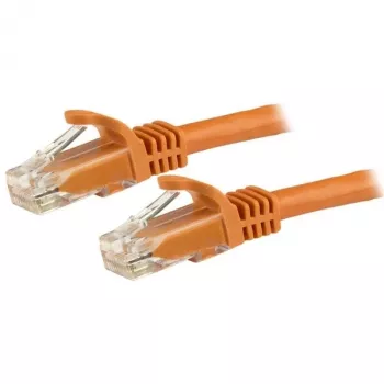 StarTech.com 1m CAT6 Ethernet-Kabel - Orange CAT 6 Gigabit Ethernet Leitung - 250MHz 100W PoE RJ45 UTP Netzwerk-/Patchkabel rastnasenschutz mit Zugentlastung einzeln geprüft