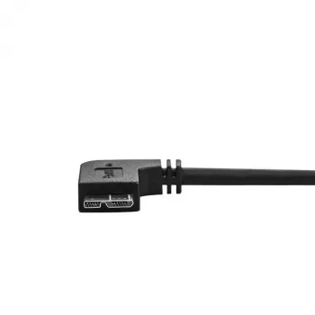 StarTech.com schlank Micro-USB 3.0 Kabel - M/M - rechtwinkliges Micro-USB - 2m (6ft)