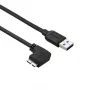 StarTech.com schlank Micro-USB 3.0 Kabel - M/M - links abgewinkeltes Micro-USB - 2m