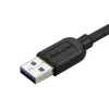 StarTech.com schlank Micro-USB 3.0 Kabel - M/M - links abgewinkeltes Micro-USB - 2m