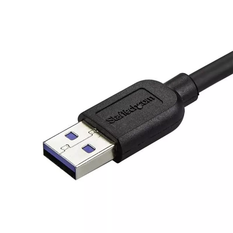 StarTech.com schlank Micro USB 3.0 Kabel - M/M - Linkswinkel Micro-USB - 0,5 m (20 Zoll)