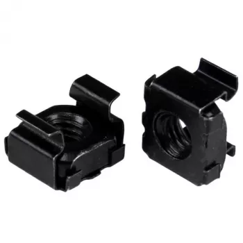 StarTech.com M6 Käfigmuttern – 100er-Packung, Schwarz, Käfigmutter, Stahl, Schwarz, M6, 428 g, 120 mm