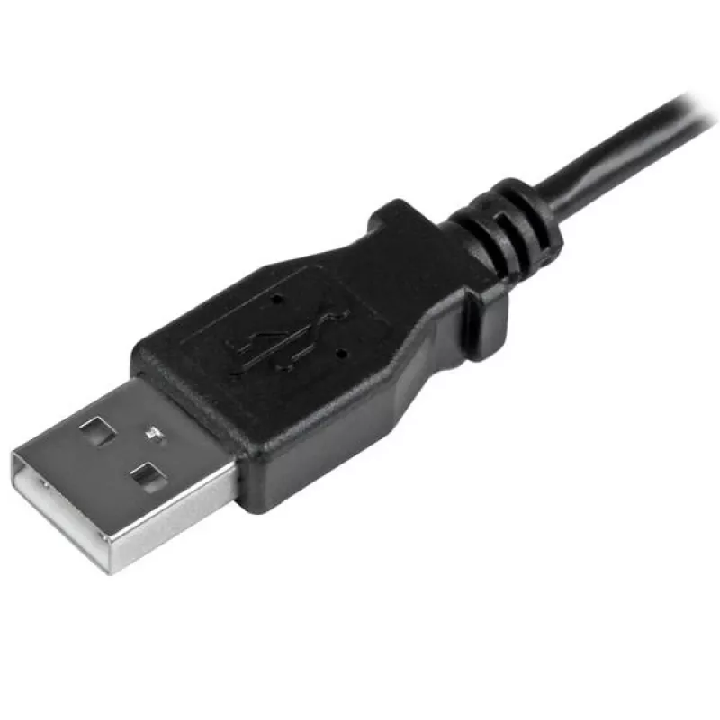 StarTech.com Micro-USB Lade- und Synchronisationskabel M/M - links abgewinkeltes Micro-USB - 30/24 AWG - 1 m (3 Fuß)