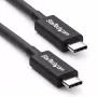 StarTech.com 0,5 m Thunderbolt 3 (40 Gbit/s) USB-C-Kabel – kompatibel mit Thunderbolt, USB und DisplayPort