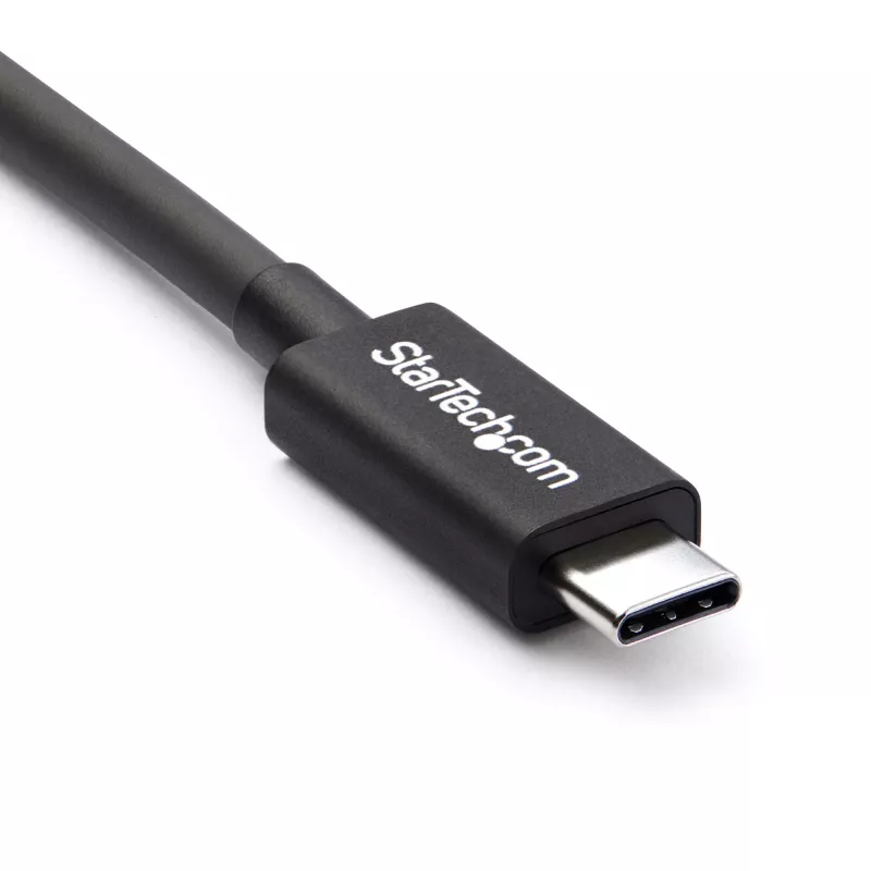 StarTech.com 0,5 m Thunderbolt 3 (40 Gbit/s) USB-C-Kabel – kompatibel mit Thunderbolt, USB und DisplayPort