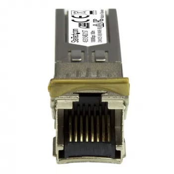 StarTech.com Gigabit Kupfer RJ45 SFP Transceiver Modul - HP 453154-B21 Kompatibel~HPE 453154-B21 Kompatibles SFP Modul - 1000BASE-T - SFP auf RJ45 Cat6/Cat5e - 1GE Gigabit Ethernet SFP - RJ-45 100m - HPE 6120XG, 6120G, Flex Fabric
