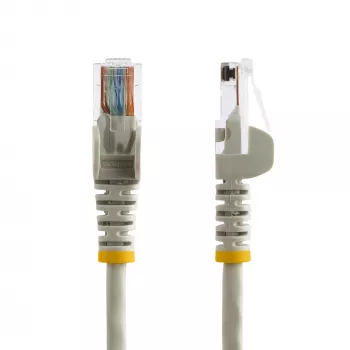 StarTech.com Cat5e Patchkabel mit rastnasenfreien RJ45-Steckern – 5 m, Grau