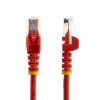 StarTech.com Cat5e Ethernet-Patchkabel mit rastnasenschutzlosen RJ45-Steckern – 0,5 m, Rot