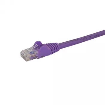 StarTech.com 50cm CAT6 Ethernet-Kabel – Lila CAT 6 Gigabit Ethernet-Kabel – 250MHz 100W PoE RJ45 UTP Netzwerk-/Patchkabel, rastnasenschutz mit Zugentlastung, einzeln geprüft
